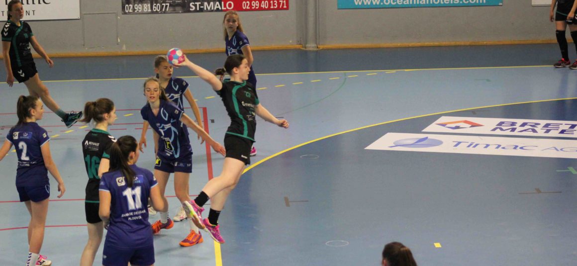 Reportage PHOTOS : EXC. REGION U15F / EMERAUDE HB vs PLOUVORN – 18 Mai 2019